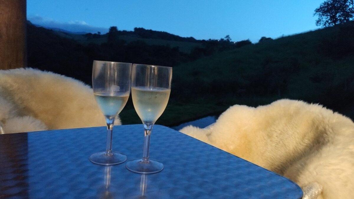 Chale Do Lago Super Luxo Кунха Екстериор снимка